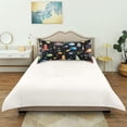 thumbnail image 6 of GZHJMY Satin Pillowcase for Hair and Skin, Planet Flyer Cooling Pillow Case with Envelope Closure Soft Breathable Silk Satin Pillow Cover for Sleeping King Size 40x20 in Home Decor, 6 of 7