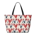 thumbnail image 2 of Honeii Roosters for Tote Bag with Adjustable Strap,Beach Bag, Waterproof Sandproof Beach Tote Bag, Large Capacity Foldable Beach Bags, 2 of 7