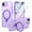 Light Purple, variant on CASEFIV for iPhone 16e Case,with Magnetic Invisible Stand [Military Drop Protection] [Compatible with MagSafe] Shockproof Slim Translucent Anti-Slip,Green