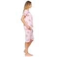 thumbnail image 3 of Lati Fashion Women Capri and Short Sleeve Top 2-Piece Female Pajamas Set Pink L, 3 of 4