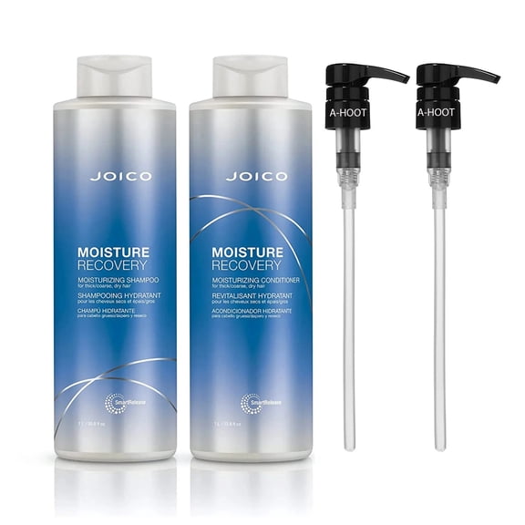 Moisture Recovery Moisturizing Shampoo & Conditioner | For Thick, Coarse, Dry Hair | Restore Moisture, Smoothness, Strength, & Elasticity | Reduce Breakage | With Jojoba Oil & Shea Butter