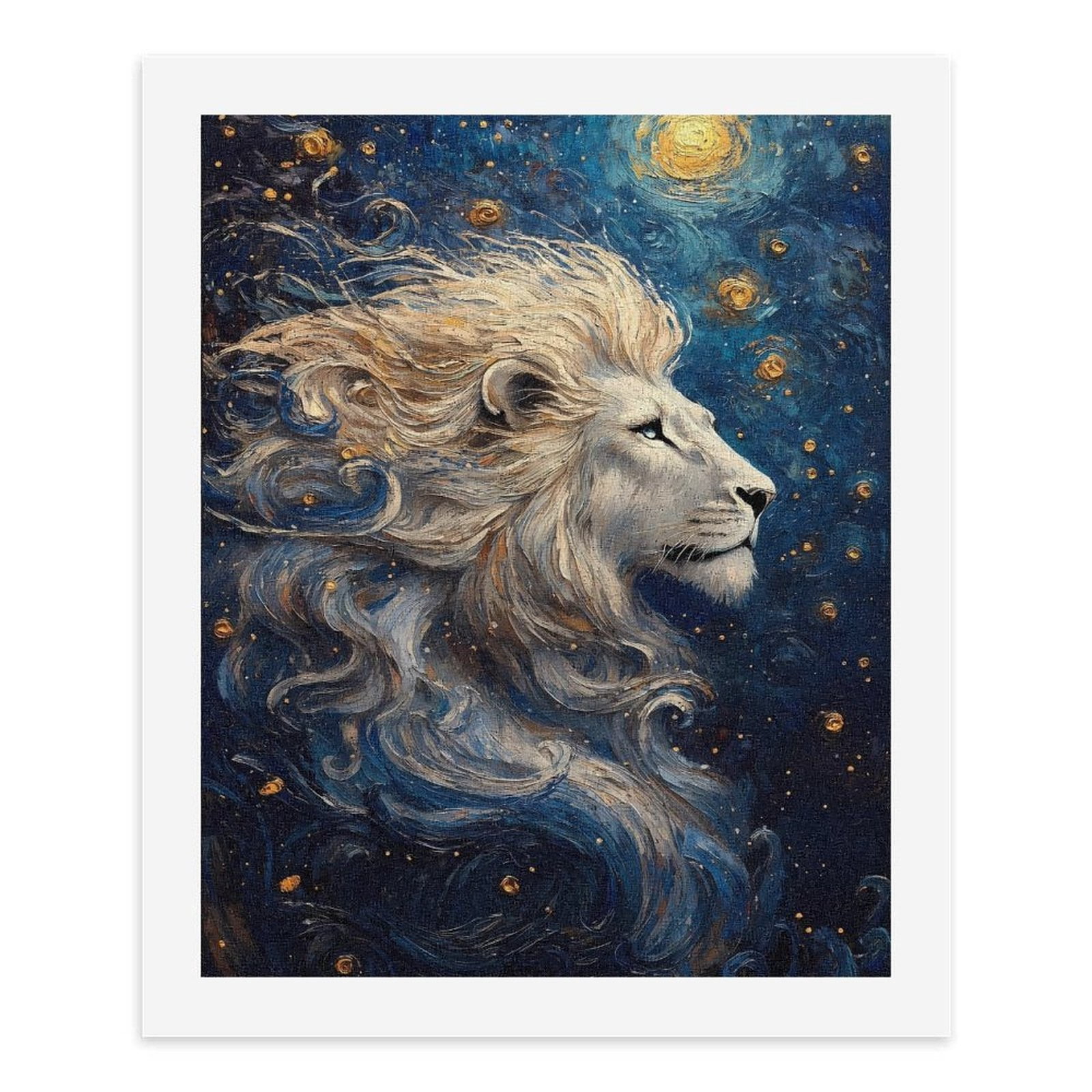 Paint By Numbers Kit for Adults Beginner - DIY Starry Night Flowing Hair Art Fantasy Canvas Painting Kits for Adults, Frameless Paint By Number for Adults for Home Wall Decor 16x20 Inch