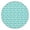 Turquoise Daisy Flower, variant on Turquoise Daisy Flower Floral Pattern Round Fitted Tablecloth with Elastic Edge,Dining Table Cover Waterproof,Outdoor Round Tablecloth for Camping,Dining,Indoor and Outdoor