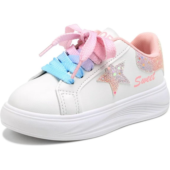 Girls' sports shoes, waterproof and wear-resistant shoes, lightweight and anti-slip running and walking shoes