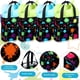 thumbnail image 3 of Bolsas de regalo Glow Neon Sanwuta con papel de seda, 24 unidades, para fiestas, 3 of 6