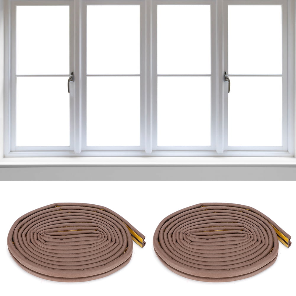 Lhcer Door Strips2pcs Sound Insulation Self Adhesive Sealing Strips