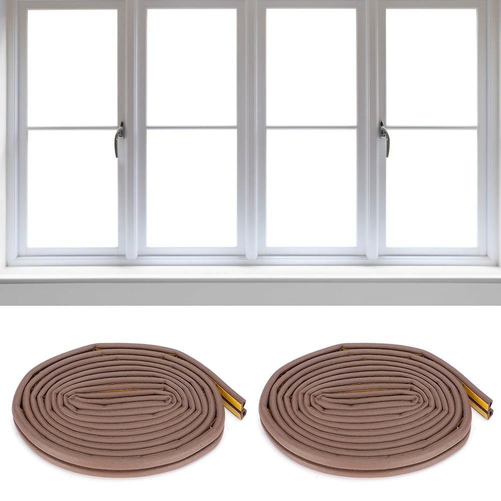 LHCER Door Strips,2Pcs Sound Insulation SelfAdhesive Sealing Strips