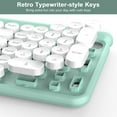 Wireless Keyboard and Mouse Combo, RaceGT Typewriter Keyboard Mouse