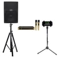 thumbnail image 1 of Peavey 12" 1000w Karaoke Machine System w/Bluetooth+(2) Wireless Mics+Stands, 1 of 34