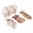 thumbnail image 2 of Cajas de Papel de Mini Maleta BLESIY 50pcs con Tarjeta Cuerda para boda, 2 of 8