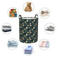 thumbnail image 3 of Lsque Dinosaur In The Space pattern Laundry Hamper Basket, Tall Woven Rope Hamper Basket for Clothes, Lightweight Storage Basket, Collapsible Waterproof-Medium, 3 of 8