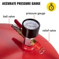 thumbnail image 4 of Waste Oil Drain Tank 20 Gallon - Portable Oil Drainer with Air Operated System, Adjustable Funnel, Pressure Valve - Oil Change & Fuel Transfer, 4 of 10