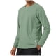 thumbnail image 2 of pstuiky camisa de manga larga para hombre, Camiseta de manga larga con cuello redondo para hombre, de color liso, para entrenamiento físico, con protección solar, elástica y secado rápido. xxl, 2 of 5