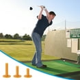thumbnail image 4 of Uxcell 3.5 Inch Rubber Golf Tee, 6 Pack Tall Training Driving Range Tee Stable Ball Holder, Yellow, 4 of 5
