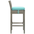 thumbnail image 2 of Modway Conduit Outdoor Patio Wicker Rattan Bar Stool, Multiple Colors, 2 of 3