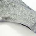 thumbnail image 6 of Bigersell Cheeky Panties for Women Underwear 3 Pack Ladies Breathable Bikini Panties No Show Underwear Ribbed V-Waist Stretch Briefs Panty Gray M, 6 of 7