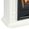 thumbnail image 2 of ProCom Dual Fuel Ventless Gas Fireplace System With Corner Combo Mantel - 10,000 BTU, T-Stat Control, Antique White Finish - Model# FS100T-1-AW, 2 of 10