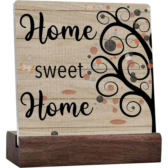 Family Like Branches On A Tree Artwork Ceramic Table Sign Rustic Farmhouse Style Family Quote Wood Home Desk Sign Decor For Presents