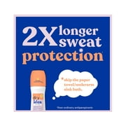 Dry Idea Antiperspirant & Deodorant Roll-On Unscented, Hypoallergenic for Sensitive Skin, 72 Hour Odor Protection, 3.25 fl oz (Pack of 2)
