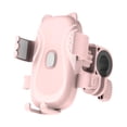 thumbnail image 3 of Soporte para teléfono de bicicleta Soporte para teléfono de motocicleta Compatible con manillares de 15 a 28 mm Estable para 4.7 Rosa, 3 of 9