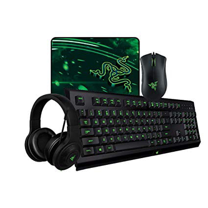 Razer Turret - Keyboard and mouse set - with mouse pad - backlit - wireless  - 2.4 GHz - key switch: Razer Green - for Xbox One, Xbox One S, Xbox One X  