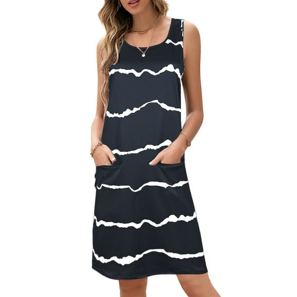 Navy and white best sale sundress