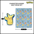 thumbnail image 5 of Pokemon Pikachu Cute Silk Touch Throw Blanket and Plush Character Hugger Set – Ultra Soft Plush Character Pillow for Kids, 5 of 6