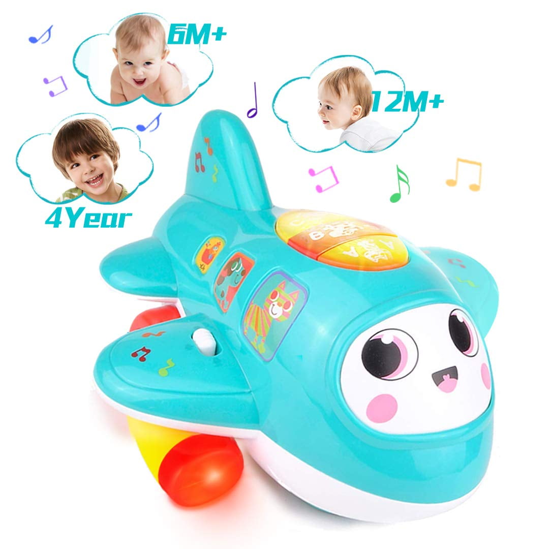 Light Up Musical Infant Toys Gifts for Toddlers 1 2 3 Year Old Educational Learning HOLA Baby Toys for 1 Year Old Boy Girl Moving Singing & Dancing Music Yellow Duck Crawling Toys 12-18 Months 