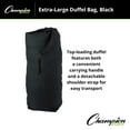 thumbnail image 4 of Champion Sports 22 Oz. Top Loading XLarge Canvas Duffel Bag with Strap and Carry Handle, 4 of 6