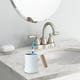 thumbnail image 1 of Vaso de enjuague bucal de plástico para cepillo de dientes | Azul, Caqui, Blanco | 12x11x9cm Duradero Grado Alimenticio | Mango ovalado cómodo | Accesorio de baño multiusos | Diseño moderno | 1 pieza, 1 of 6