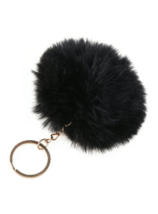 Women Faux Fur Ball Tassel Keyrings Fluffy Plush Pompom Key Chains Charm  Pendant – ASA College: Florida