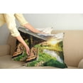 thumbnail image 2 of Ambesonne Nature Throw Pillow Cover 2 Pack, Wooden House by the Lake, 16", Multicolor, 2 of 7