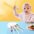 thumbnail image 6 of 1 Pair Cartoon Baby Kids Tableware Eating Helper Training Chopsticks Learning Chopsticks Beginner Chopstick RABBIT, 6 of 7