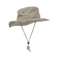thumbnail image 3 of BRUSHED TWILL AUSSIE HAT WITH SIDE SNAPS AND CHIN CORD, Khaki Medium, 3 of 4
