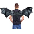 thumbnail image 2 of AlevRam Adult Dragon Wings Costume Accessory, Lightweight Adjustable Fantasy Wings for Halloween Cosplay, Carnival Festival Party Outfit Prop for Men and Women, Black Green Red Blue Yellow Purple, 2 of 5