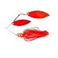 thumbnail image 3 of Nichols Lures Pulsator Metal Flake Double Willow Spinnerbait, Red Pepper, 1/2-Ounce, 3 of 3