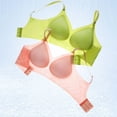 thumbnail image 5 of Bras for Women,Thin Cool Seamless Bra for Large - Soft Jelly Support Design for Breathability and Comfort,Sports Bras for Women,Green,XL, 5 of 5