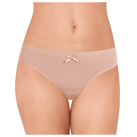 Meiodtion Underwear for Women No Show Thong Breathable Seamless Panty Sport Cute Elastic Waist Comfort Panties Pink L