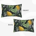 thumbnail image 4 of Balery Hand Drawn Citrus Fruits Elegant Lemons Bedding Queen Pillow Cases - Envelope Closure - Soft Brushed Microfiber Fabric - Shrinkage and Fade Resistant Pillow Cases-16"x24", 4 of 9