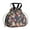Shiba Inu, variant on Yorkie with Flowers Drawstring Lunch Bag Women - Drawstring Lunch Bag Insulated for Work Office - Stain-Resistant Large Lunchbags for Women with Multi-Pockets