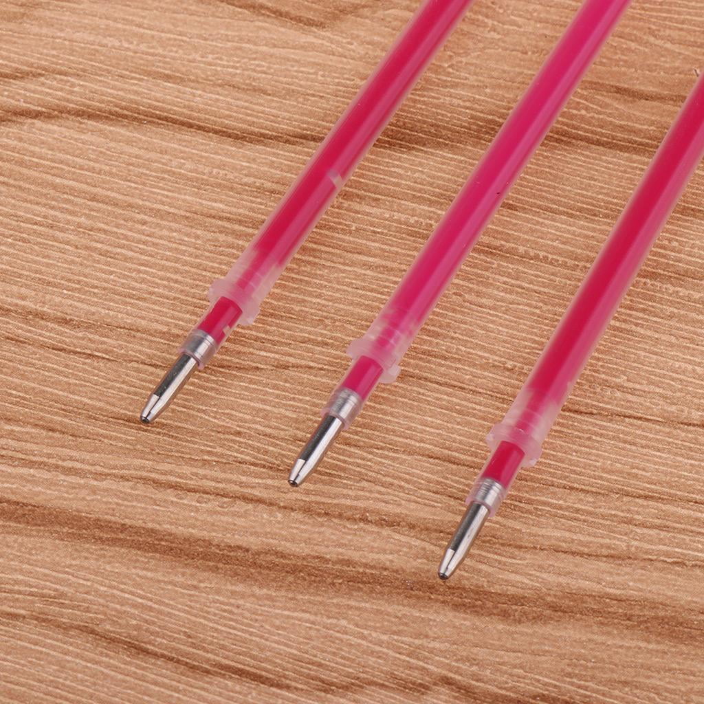 FVDPWYE 40 Pieces High Temperature Disappearance Leather Marker Pen Red + Blue