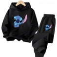 thumbnail image 4 of Sudadera con capucha con estampado de Stitch Trucksuit Harajuku para niños de 3 a 14 años, moda urbana de otoño, jersey para niños y niñas, deportes al aire libre, 4 of 5