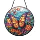 thumbnail image 3 of Corona colgante colorida circular para decoración de pared, ventana, festival, 15 cm, 3 of 6