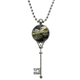 thumbnail image 1 of Collar Colgante de Llavero de paisaje de bosque de niebla Unbranded Vintage Plata, 1 of 3