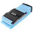 thumbnail image 1 of 1Pc Travel Luggage Suitcase Secure Lock Durable Nylon Packing Strap Belt Blue, 1 of 6