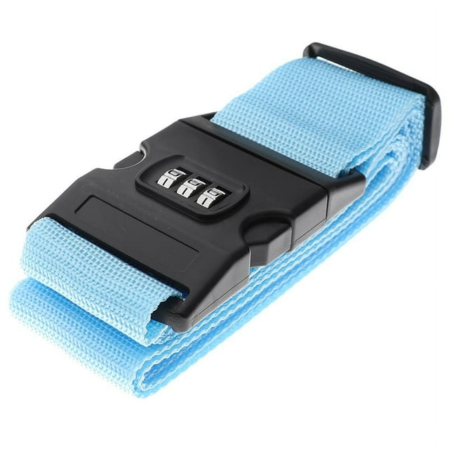 High Quality Rainbow Password Lock Packing Luggage Bag with Luggage Strap 3 Digits Password Lock Buckle Strap Baggage Belts 2M BL