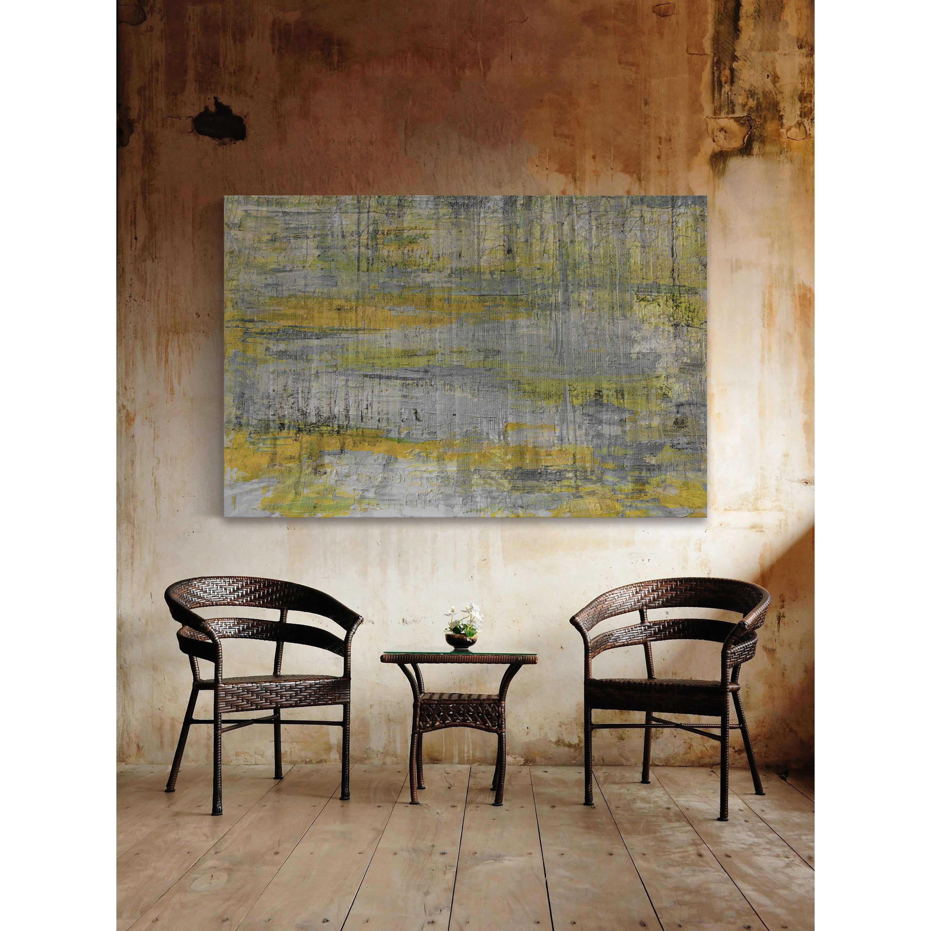 "Golden Retreat" Painting Print on Wrapped Canvas