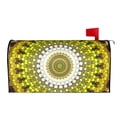 thumbnail image 2 of Gaeub Yellow Mandala Waterproof and Sunproof Mailbox Protective Cover Magnetic Mailbox Protrective Cover for Outdoor Home Garden Decor - 25.5x21 in, 2 of 9