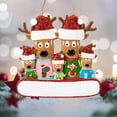 thumbnail image 4 of Adornos de pan de jengibre, decoraciones de alce, decoraciones en miniatura, figuras de pingüino Cinco renos, 4 of 7