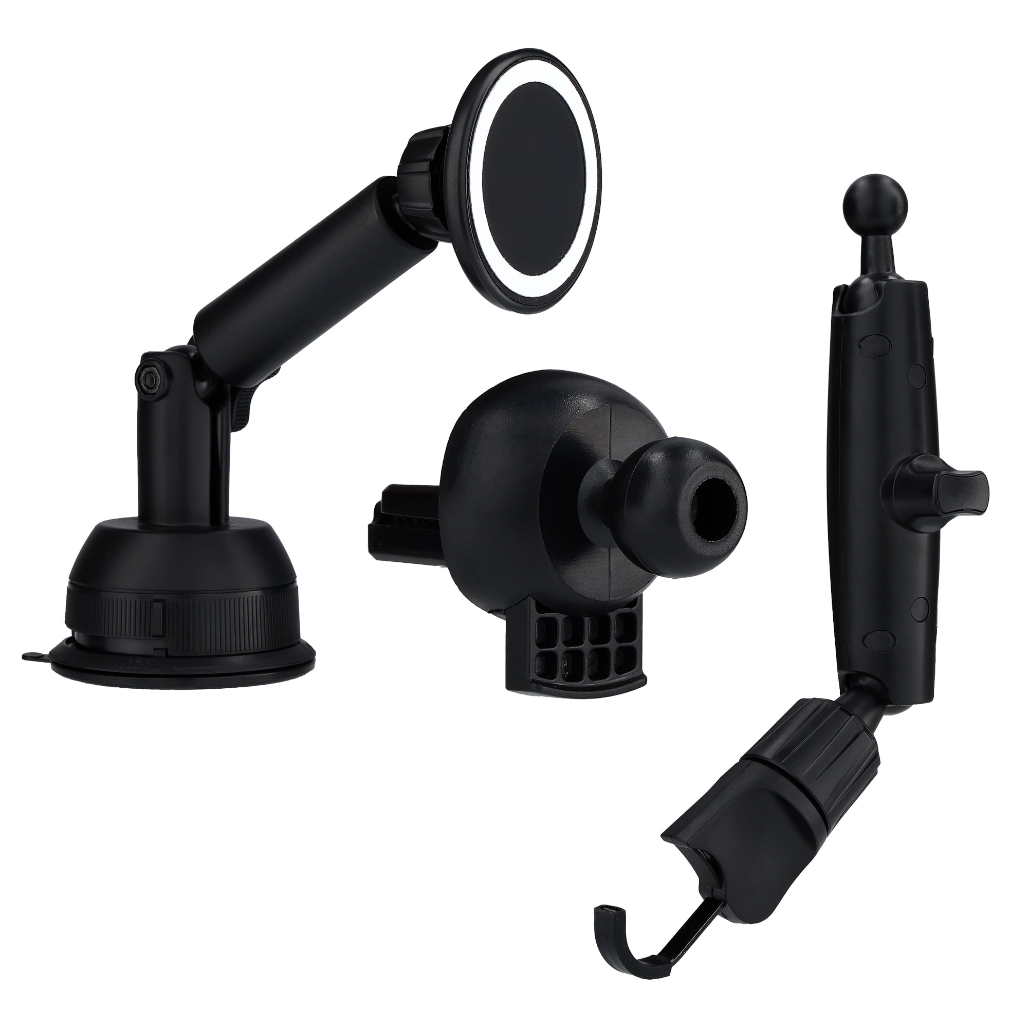 onn Universal Car Magnetic Mount Kit, 7 Pieces